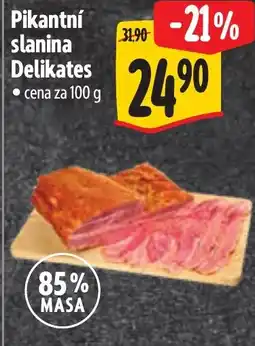 Albert Pikantní slanina Delikates nabídka