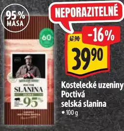 Albert Kostelecké uzeniny Poctivá selská slanina nabídka