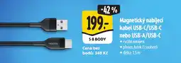 Albert Magnetický nabíjecí kabel USB-C/USB-C nebo USB-A/USB-C nabídka