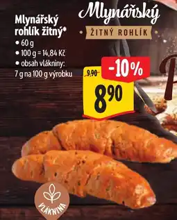 Albert Mlynářský rohlík žitný nabídka
