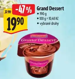 Albert Grand Dessert nabídka