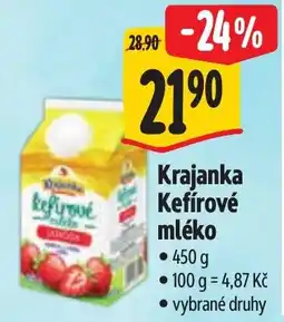 Albert Krajanka Kefírové mléko nabídka
