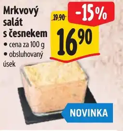 Albert Mrkvový salát s česnekem nabídka