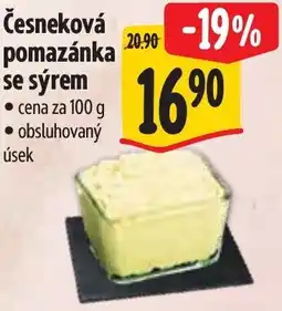 Albert Česneková pomazánka se sýrem nabídka