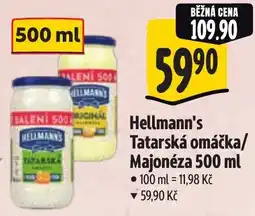 Albert Hellmann's Tatarská omáčka/ Majonéza nabídka