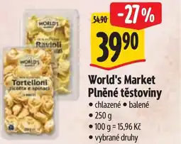 Albert World's Market Plněné těstoviny nabídka