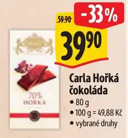 Albert Carla Hořká čokoláda nabídka