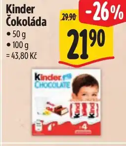 Albert Kinder Čokoláda nabídka