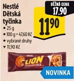 Albert Nestlé Dětská tyčinka nabídka