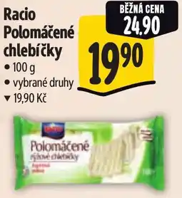 Albert Racio Polomáčené chlebicky nabídka