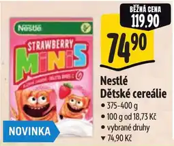 Albert Nestlé Dětské cereálie nabídka