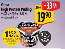 Albert Olma High Protein Puding nabídka