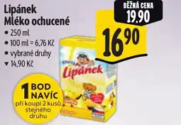 Albert Lipánek Mléko ochucené nabídka