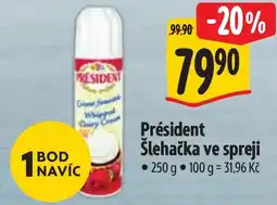 Albert Président Šlehačka ve spreji nabídka