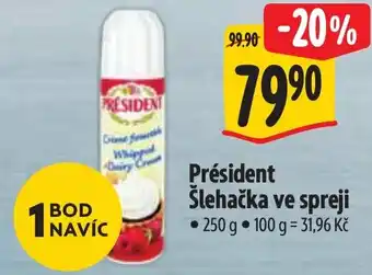 Albert Président Šlehačka ve spreji nabídka