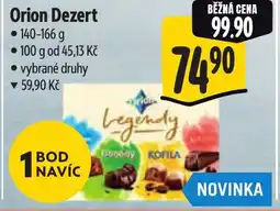 Albert Orion Dezert nabídka