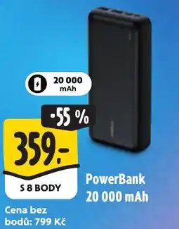 Albert PowerBank 20 000 mAh nabídka