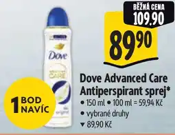 Albert Dove Advanced Care Antiperspirant sprej nabídka