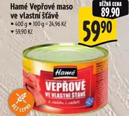Albert Hamé Vepřové maso ve vlastní šťávě nabídka