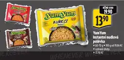 Albert Yum Yum Instantní nudlová polévka nabídka