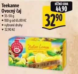Albert Teekanne Ovocný čaj nabídka