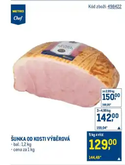Makro Šunka od kosti výběrová nabídka