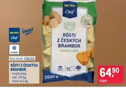 Makro Rösti z českých brambor nabídka