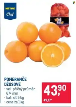 Makro Pomeranče džusové nabídka