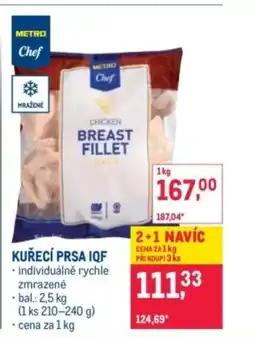 Makro Kuřecí prsa IQF nabídka