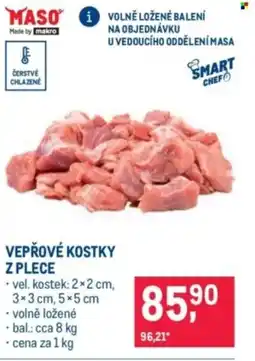 Makro Vepřové kostky z plece nabídka