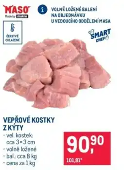 Makro Vepřové kostky z kýty nabídka