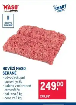 Makro Hovězí maso sekané nabídka