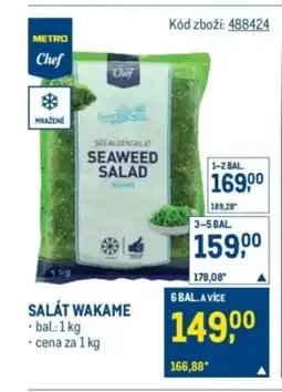 Makro Salát wakame nabídka