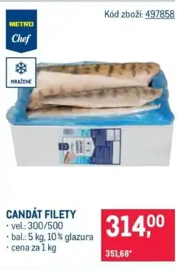 Makro Candát filety nabídka