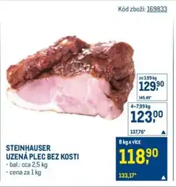 Makro Steinhauser uzená plec bez kosti nabídka