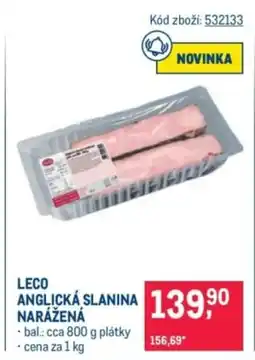 Makro Leco anglická slanina narážená nabídka