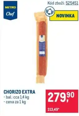 Makro Chorizo extra nabídka