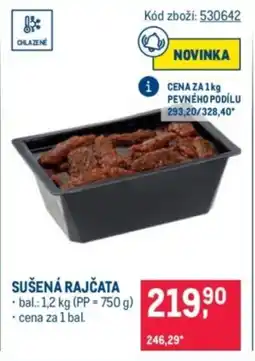 Makro Sušená rajčata nabídka