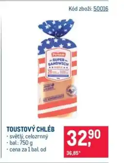 Makro Toustový chléb nabídka