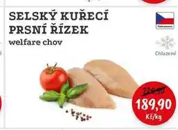 RABBIT řeznictví SELSKÝ KUŘECÍ PRSNÍ ŘÍZEK welfare chov nabídka