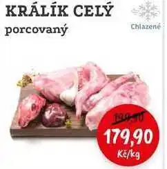 RABBIT řeznictví KRÁLÍK CELÝ porcovaný nabídka