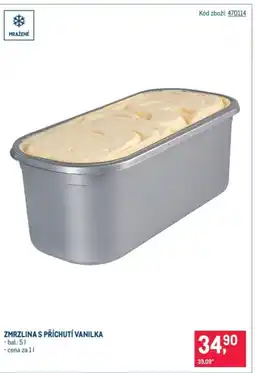 Makro Zmrzlina s příchutí vanilka nabídka