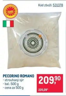 Makro Pecorino romano nabídka