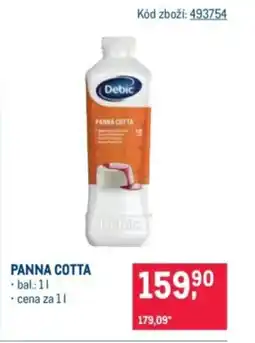 Makro Panna cotta nabídka