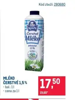 Makro Mléko čerstvé 1,5% nabídka