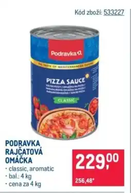 Makro Podravka rajčatová omáčka nabídka