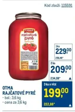 Makro Oima rajčatové pyré nabídka