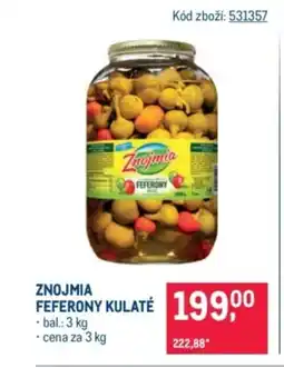 Makro Znojmia feferony kulaté nabídka