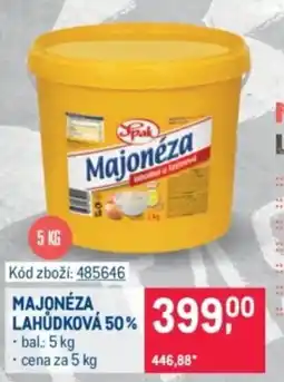 Makro Majonéza lahudková 50% nabídka
