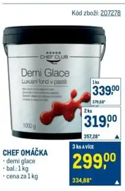 Makro Chef omáčka nabídka